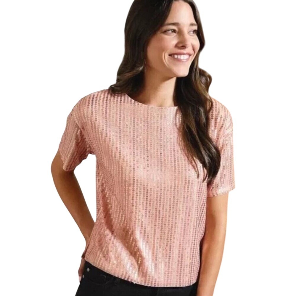 Matilda Jane Pink Boxy‎ Relaxed Short Sleeve Tee